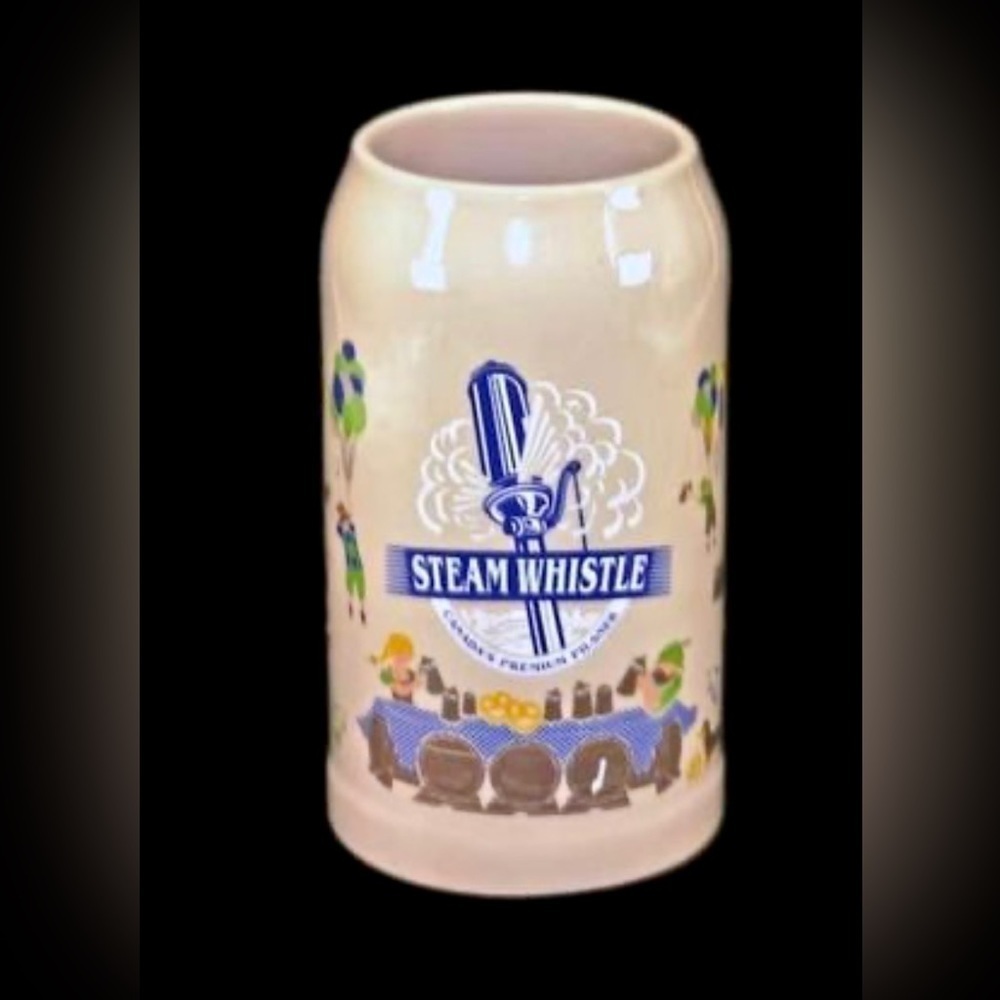 Steam Whistle Breweries large 1L stoneware stein | tankard.